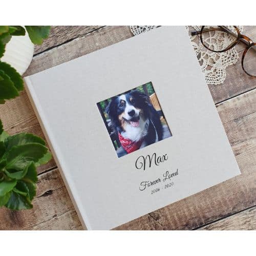 photo album gift for when a pet dies